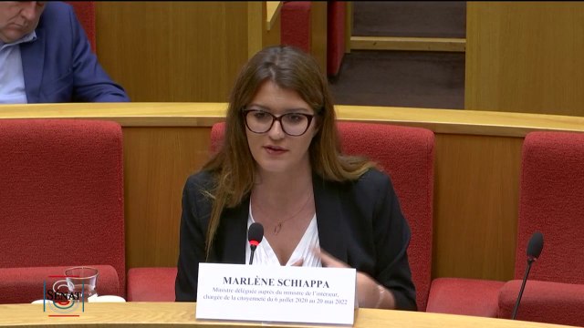 300.000 euros pour ce projet, c'est énormissime : Marlène Schiappa affirme avoir avoir jugé trop cher le projet d'une association future lauréate du fonds Marianne