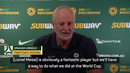 Arnold challenges Socceroos to beat World Cup holders Argentina