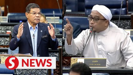 Скачать видео: Tensions in Dewan Rakyat run high as Saifuddin's remark riles up PAS MP