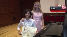 Pandemide evde durmaktan canı sıkılan Efe, piyano şampiyonu oldu