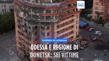 Missili Kalibr russi su Odessa: tre vittime. Altri tre morti in attacchi nella regione di Donetsk