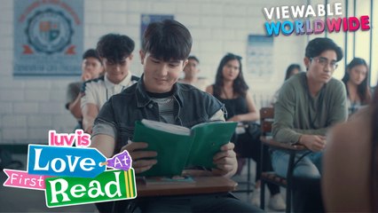 Luv Is: The star player reads the forbidden diary! (Episode 3) | Love At First Read