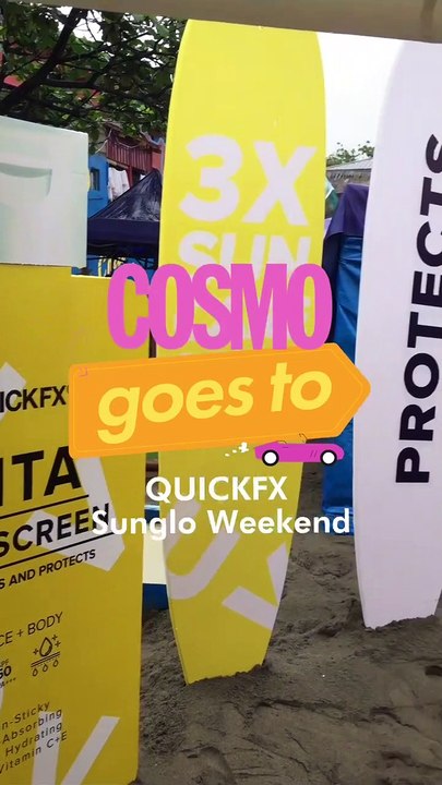 We had the best weekend at La Union with beauty brand @quickfxph