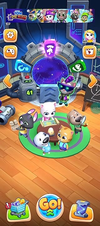 Talking Tom Time Rush Gameplay #46