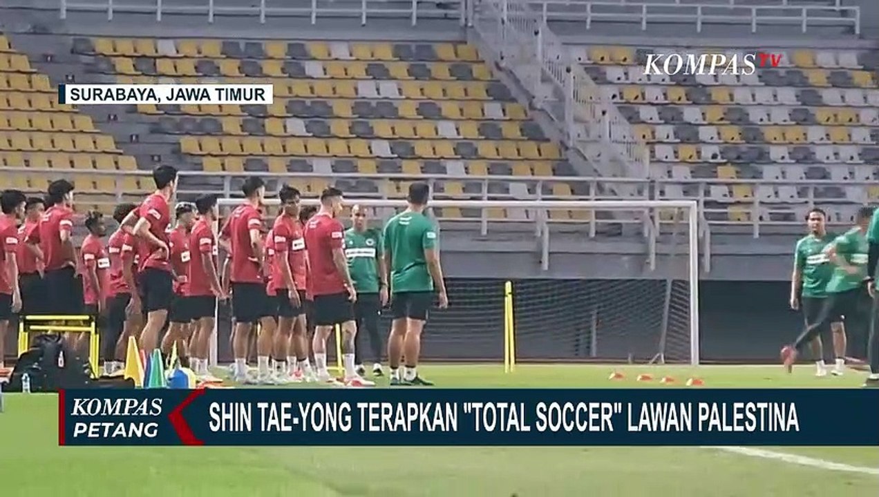 Pelatih Shin Tae-Yong Terapkan Total Soccer di Pertandingan Lawan Palestina