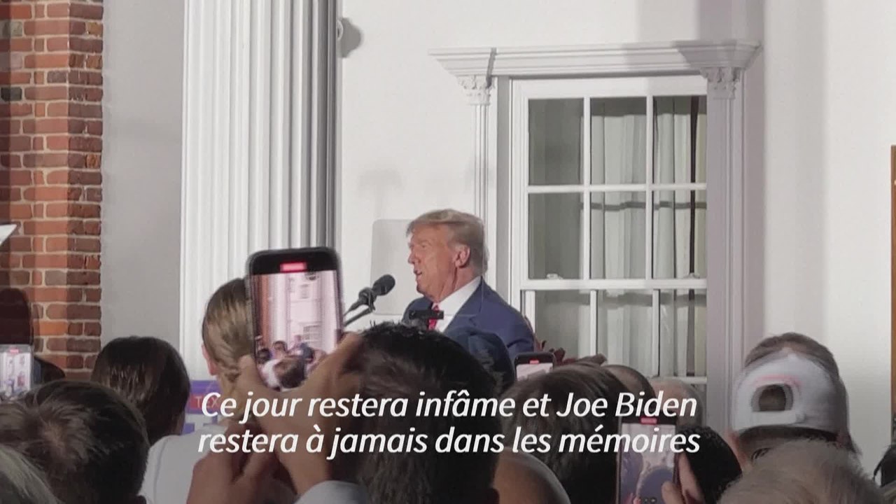 Etats-Unis : après son inculpation, Trump dénonce une "persécution politique"