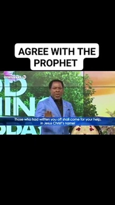 AGREE WITH THE PROPHET