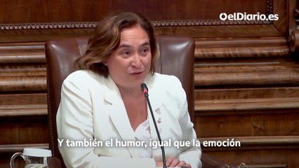 Colau se despide del pleno de Barcelona como alcaldesa: “Reivindico la humanización de la política”