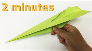 AVION en Papier | Comment Faire un Avion en Papier rapide et qui vole longtemps