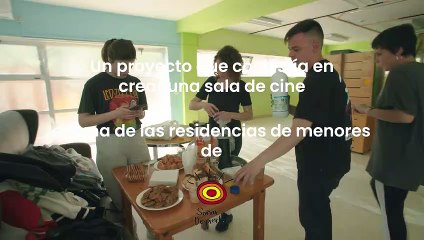 Acción 'En modo cine' con la fundación Soñar Despierto