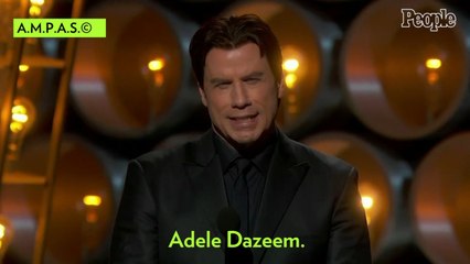 John Travolta's Funny Mistake: How He Mispronounced Idina Menzel's Name at the Oscars 🎤
