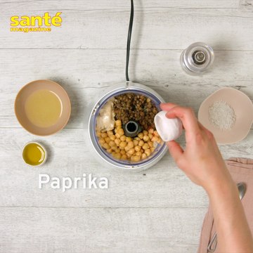 Houmous de pois chiche aux lentilles