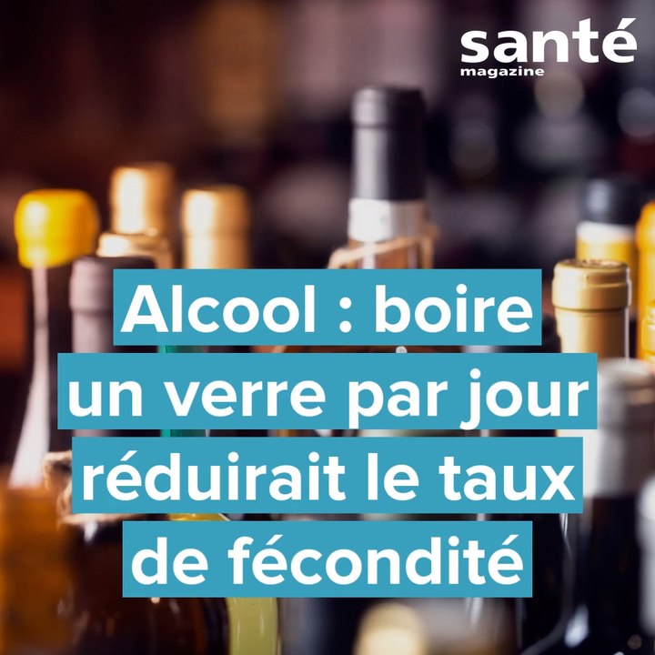 Alcool : boire un verre par jour réduirait le taux de fécondité