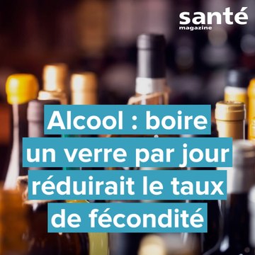 Alcool : boire un verre par jour réduirait le taux de fécondité