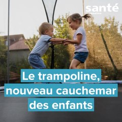 Le trampoline, nouveau cauchemar des enfants