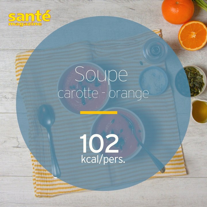Soupe carotte - orange