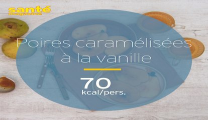 Poires caramélisées à la vanille