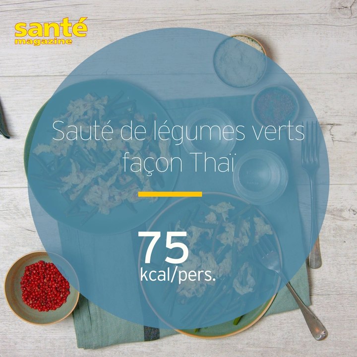 Sauté de légumes verts façon thaï