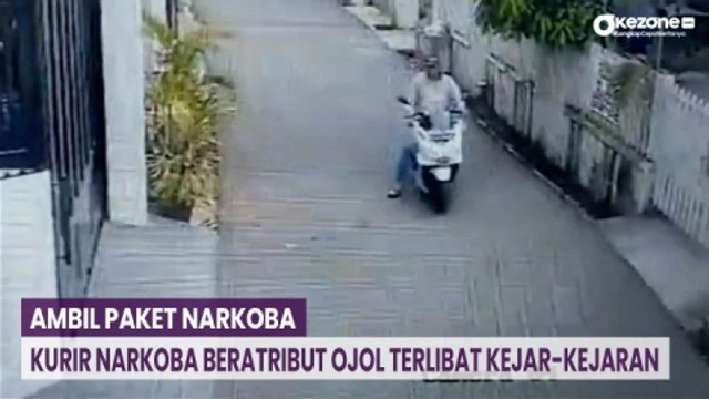 Ambil Paket Narkoba, Kurir Beratribut Ojol Terlibat Kejar-Kejaran dengan Polisi di Palmerah