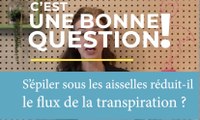 S'épiler sous les aisselles réduit-il le flux de la transpiration ?