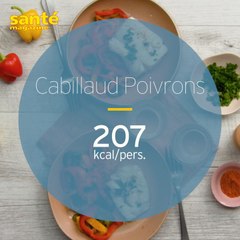 Filet de cabillaud aux 3 poivrons