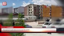 Elazığ’da 5 katlı bina korna sesi ile yıkıldı