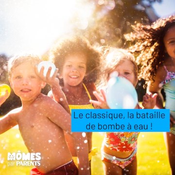 Idées de jeux avec des bombes à eau !