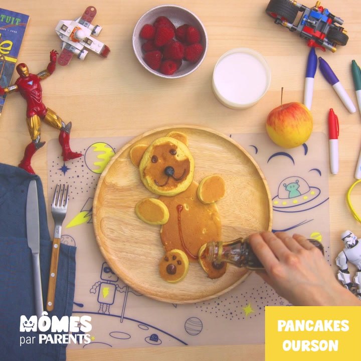 la recette des pancakes ourson