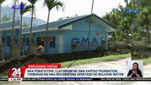 Mga ipinatayong classroom ng GMA Kapuso Foundation, takbuhan ng mga residenteng apektado ng Bulkang Mayon | 24 Oras