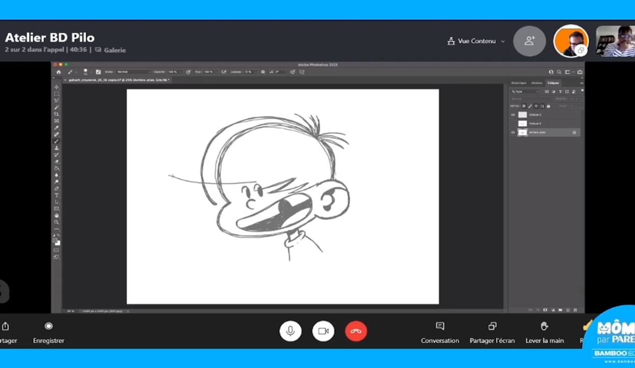 Replay - Mon atelier BD - dessiner le visage d'un personnage