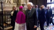 Berlusconi, Mattarella arrivato al Duomo di Milano