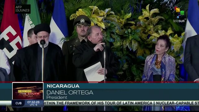 FTS 08:30 14-06: President of Nicaragua receives his Iranian counterpart
