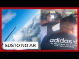 Avião com músicos de Tierry faz pouso de emergência após porta abrir durante voo