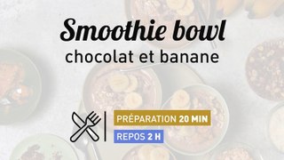 Recette Smoothie bowl chocolat et banane