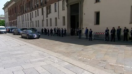 Berlusconi, Mattarella arrivato al Duomo di Milano