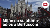 Así ha recibido la ciudad de Milán el féretro de Berlusconi en su funeral de estado