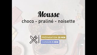 Mousse choco-praliné et noisettes | regal.fr