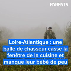Loire-Atlantique : une balle de chasseur casse la fenêtre de la cuisine et manque leur bébé de peu
