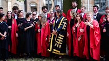 Booker Prize winning novelist, Douglas Stewart receives Honorary Degree from the University of Glasgow