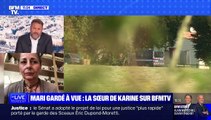 La soeur de Karine Esquivillon, Adelaïde, a réagi au placement en garde à vue du mari de la disparu, son émotion était palpable.