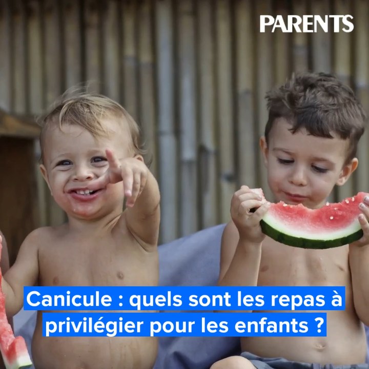 Canicule : quels sont les repas à privilégier pour les enfants ?