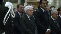 Mattarella ai funerali di Stato di Berlusconi