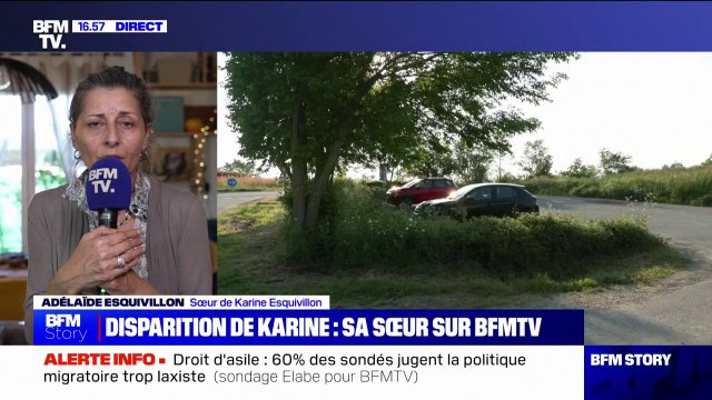 Disparition de Karine Esquivillon: [Ses enfants] sont très inquiets , affirme sa sœur, Adélaïde Esquivillon