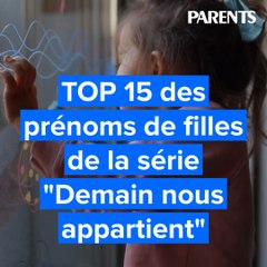 TOP 15 des prénoms de filles de la série "Demain nous appartient"