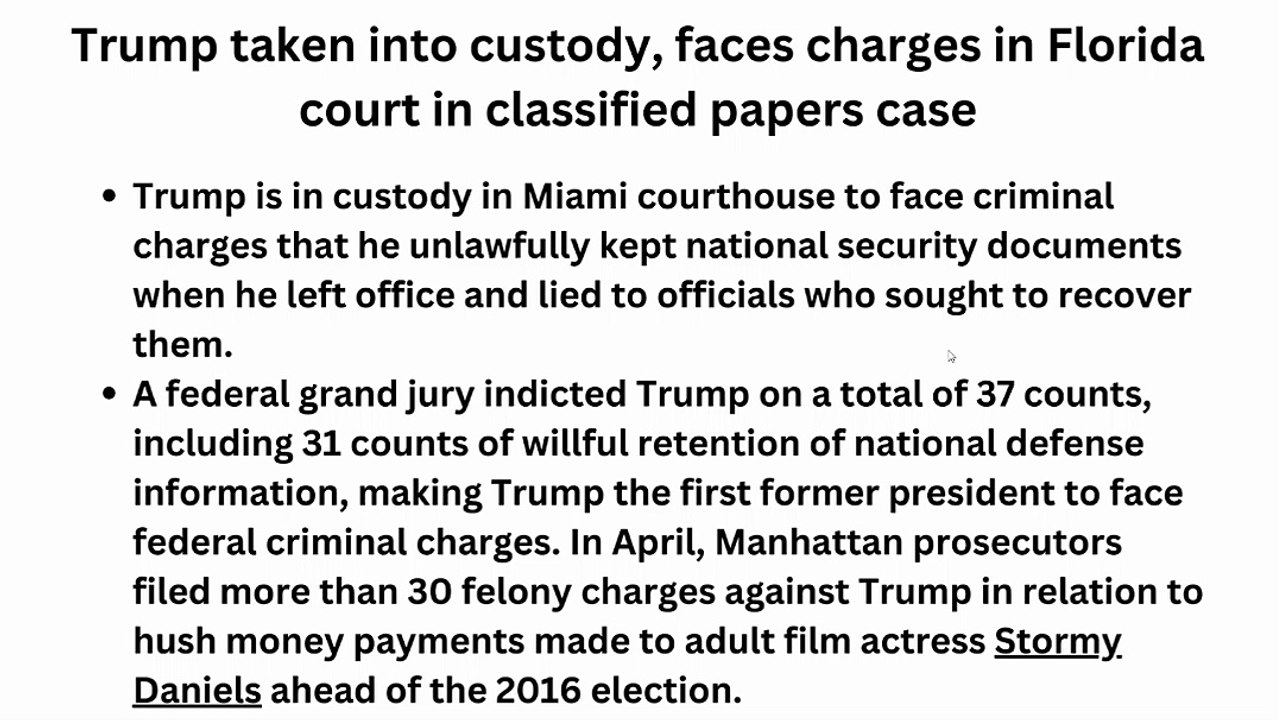 Is Trump going to jail? #currentaffairs
