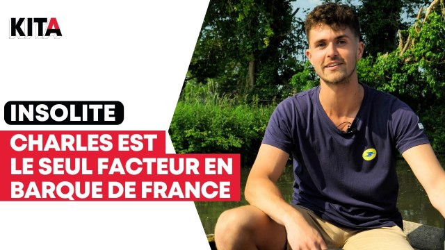 Dans l’Audomarois, Charles est le seul facteur en barque de France