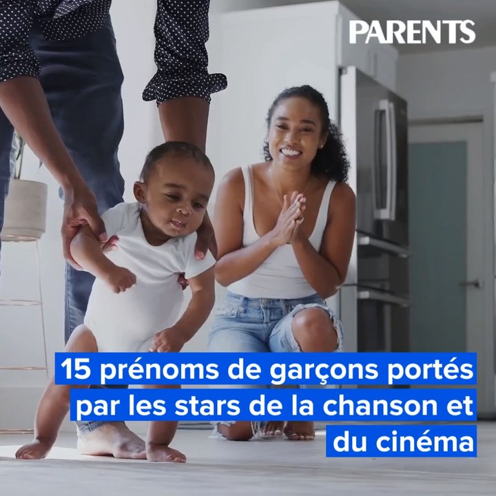 Les prénoms de garçons portés par les stars de la chanson et du cinéma