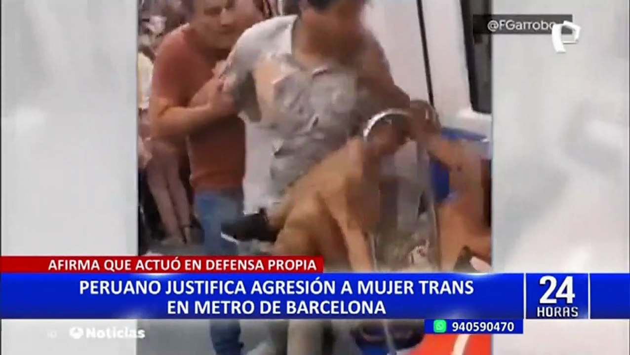 Joven peruano agrede a mujer trans en Barcelona.