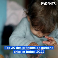 20 prénoms chics et bobo 2022 pour garçons
