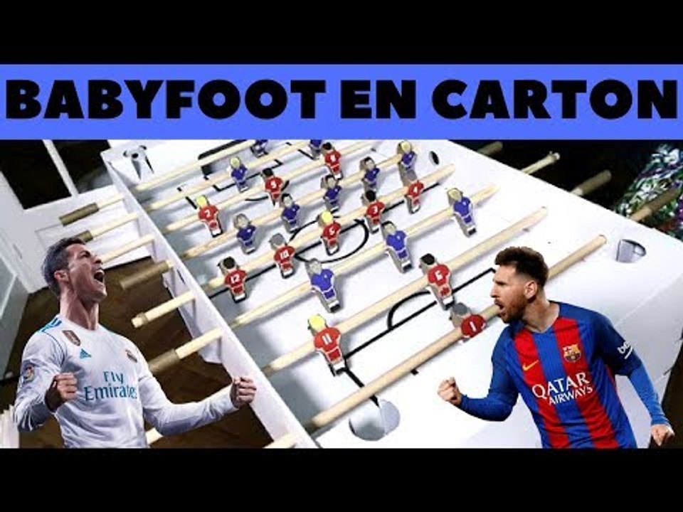 Babyfoot en carton : comment le fabriquer facilement ? [DIY]